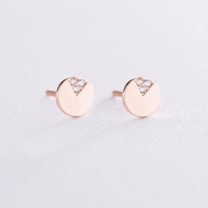 серьги с камнем MyMono