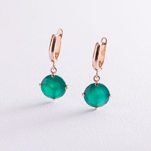 серьги с ониксом MyMono