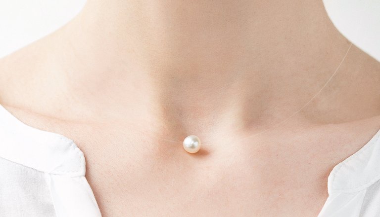 Жемчужина на леске с культ. пресн. жемчугом Жемчужина на леске с культ. пресн. жемчугом - Интернет-магазин MONO