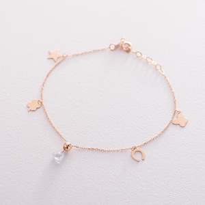 золотые браслеты с камнями Mono