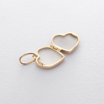Кулон Love для фотографии в желтом золоте Кулон Love для фотографии в желтом золоте - Ювелирные изделия Mono