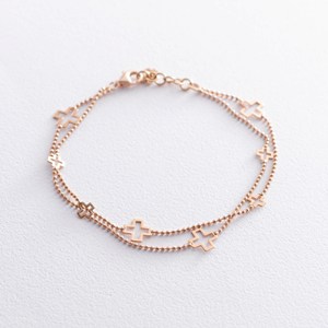 браслет с крестом Mono