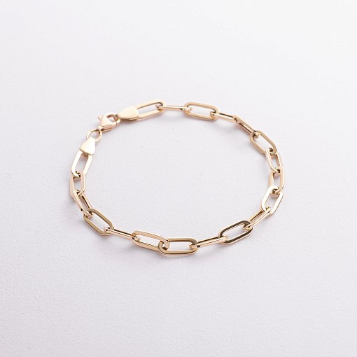 Браслет "Цепочка" в желтом золоте б05641