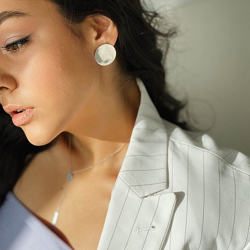 Кольє в білому золоті (можливе гравіювання) кол01587 6