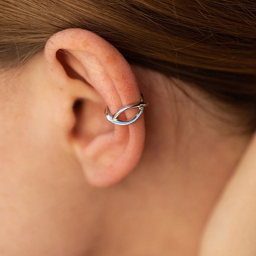 Каффа "Лея" в белом золоте с07758 5