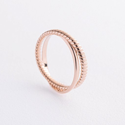 Кольцо "Yasmine" в красном золоте к07555