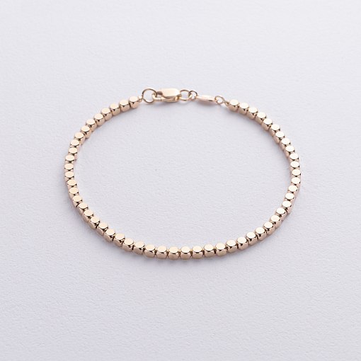 Браслет "Кубики" (желтое золото) mini б05465