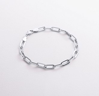 Браслет "Цепочка" в белом золоте б05644