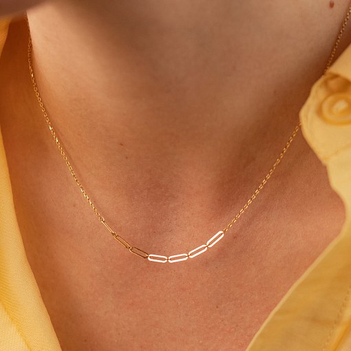 Кольє - ланцюжок в жовтому золоті кол02382 6