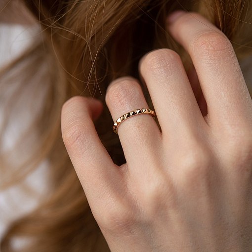 Кольцо "Mona" в желтом золоте к07407 9