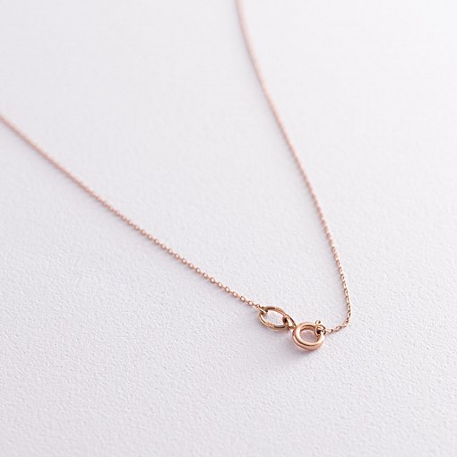 Золоте кольє з димчастим кварцом кол01181 3