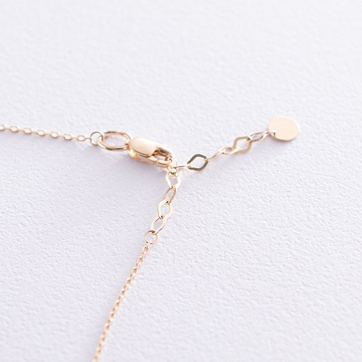 Кольє в жовтому золоті (можливе гравіювання) кол01720 2