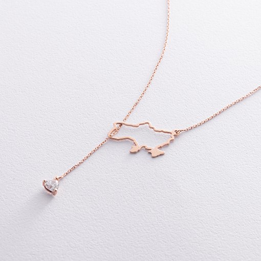 Золоте кольє - краватка 