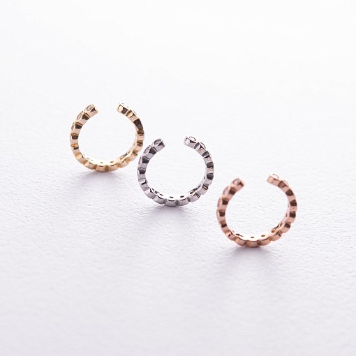 Каффа "Джессика" в белом золоте (фианиты) с08025 5