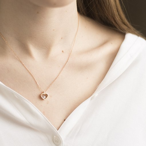 Золоте кольє Таємна любов кол01461 4