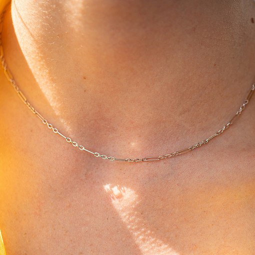 Кольє - ланцюжок в білому золоті кол02387 6