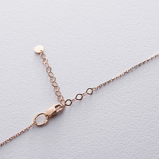 Золотое колье с монетками и шариками кол01409 3