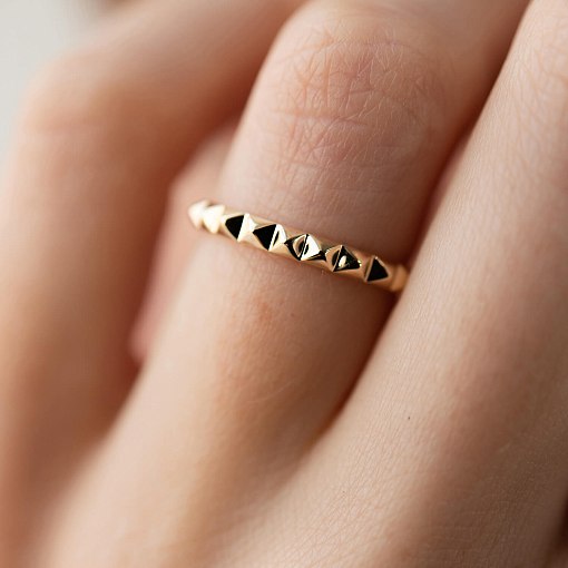 Кольцо "Mona" в желтом золоте к07407 13