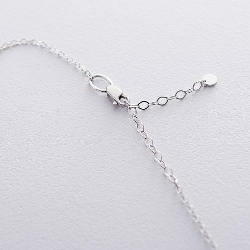 Кольє Монетки з білого золота кол01555 2