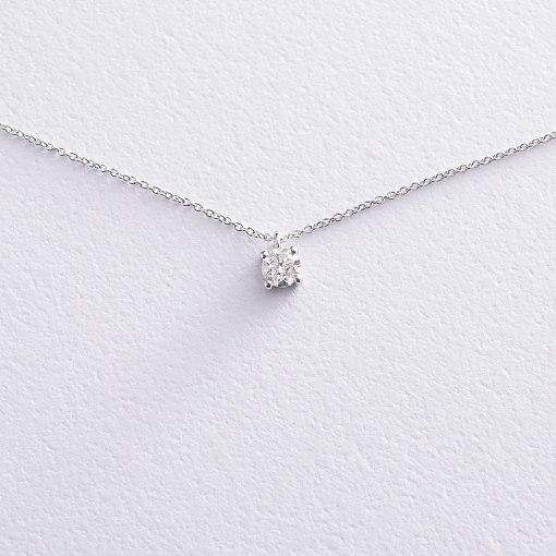 Золоте кольє з діамантом колб0059di