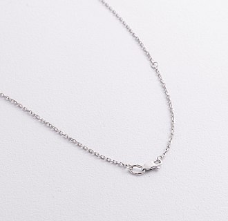 Золотое колье "Капелька" с бриллиантом колб0095di №3