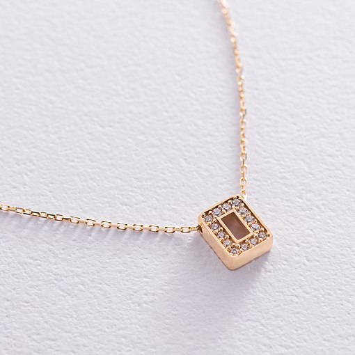 Кольє з буквою 