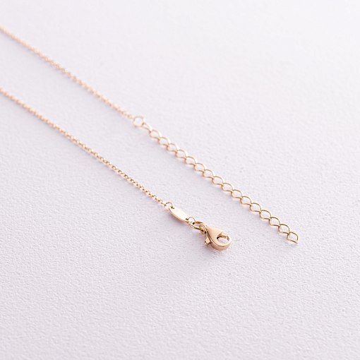 Колье - цепочка "Шарики" в желтом золоте кол02253 10