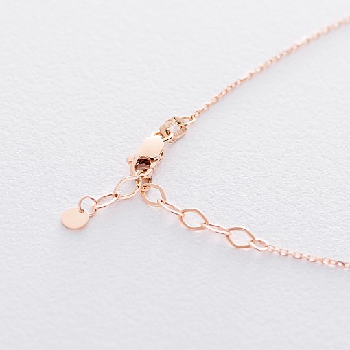 Колье Лучи солнца в красном золоте кол01455 2