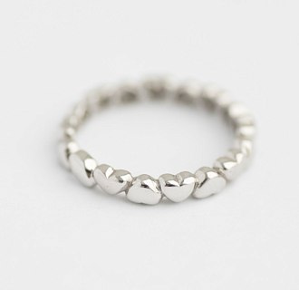 Золотое кольцо "Сердца" к05352 №16