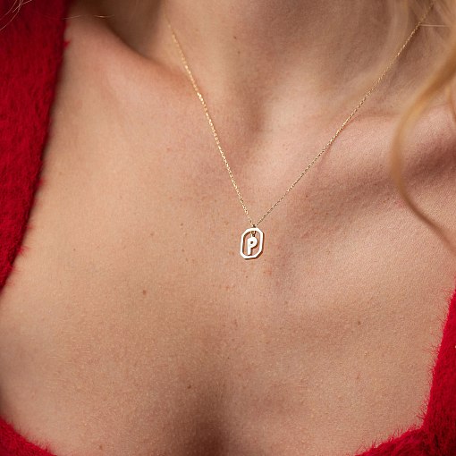 Кольє з літерою 