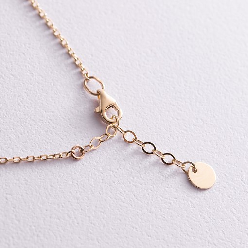 Браслет "Монетка" в желтом золоте (возможна гравировка) б04916 6