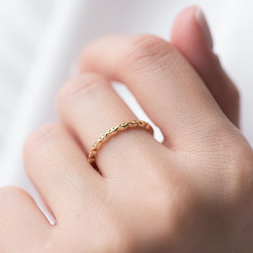 Каблучка в жовтому золоті к06719 5