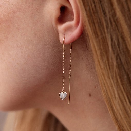 Золоті сережки - протяжки 