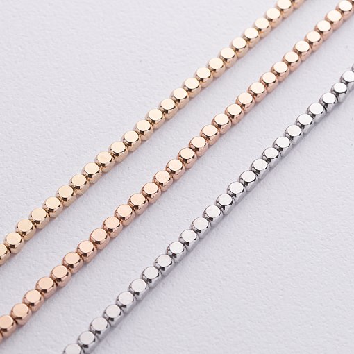 Браслет "Кубики" (желтое золото) mini б05465 3