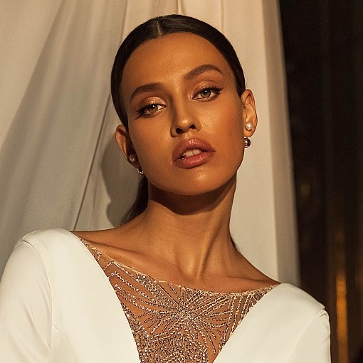 Золотые серьги "Шарики" с жемчугом с03441 6