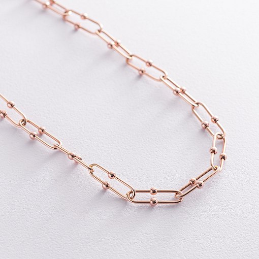 Колье "Фантазия" в красном золоте кол01915 6