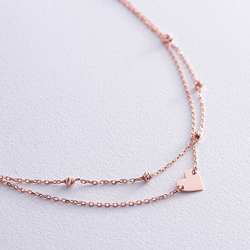 Подвійний золотий браслет 