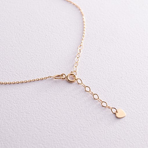 Колье "Моя Украина" в желтом золоте (возможна гравировка) кол02299 8