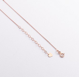 Колье "Монетка" в красном золоте (возможна гравировка) кол02611 №3