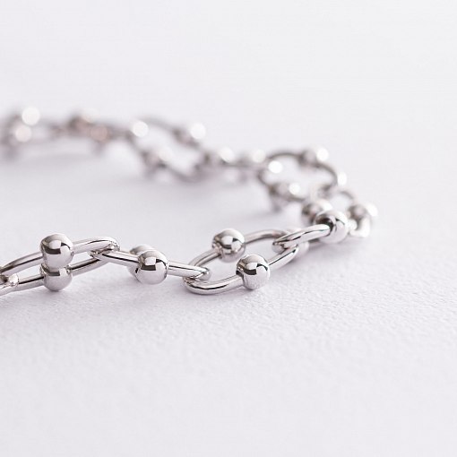 Браслет "Фантазия" в белом золоте б04634 3