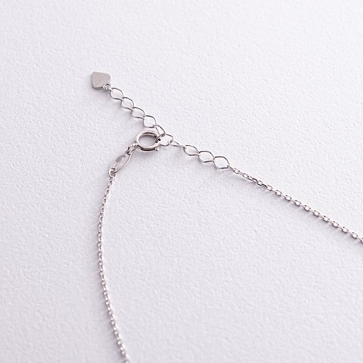 Кольє з кульками в білому золоті кол02385 7