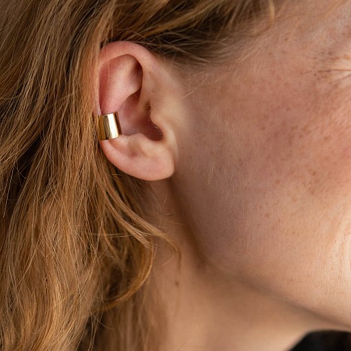 Серьга - каффа (желтое золото) с06951