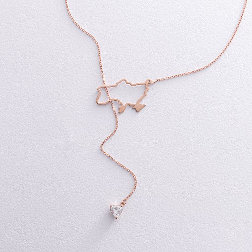 Золоте кольє - краватка 