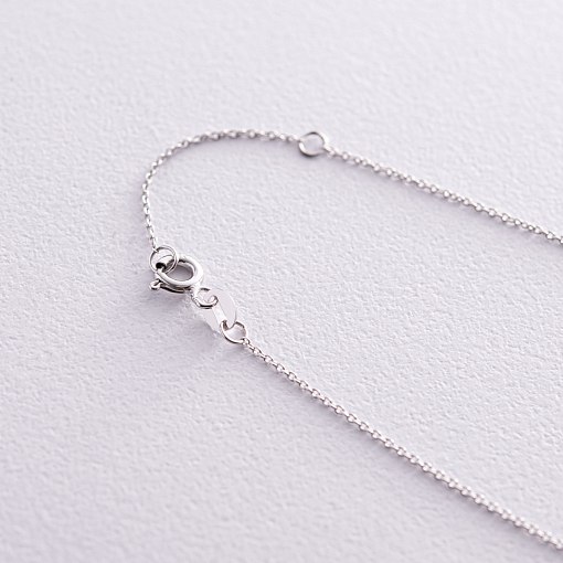 Золоте кольє з чорним діамантом колб0099y 5