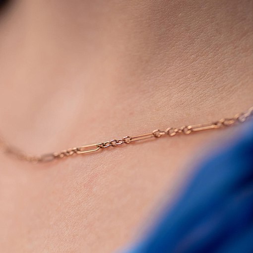 Кольє - ланцюжок в червоному золоті кол02374 9