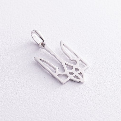 Золотая подвеска "Герб Украины - Тризуб" п03689