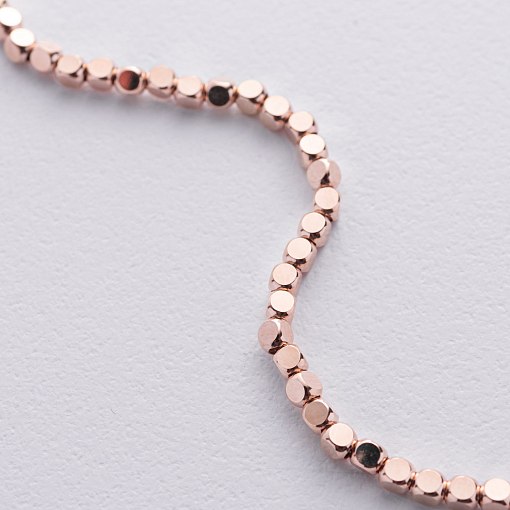 Браслет "Кубики" (красное золото) mini б05464 5