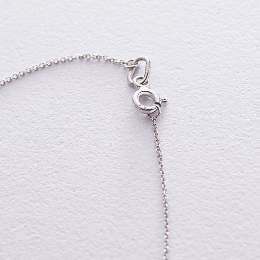 Золоте кольє з оніксом кол01546 2