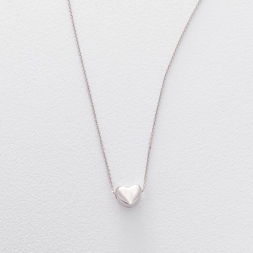 Золоте кольє із сердечком кол01322 6