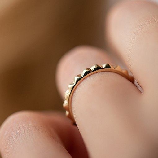 Кольцо "Mona" в желтом золоте к07407 12